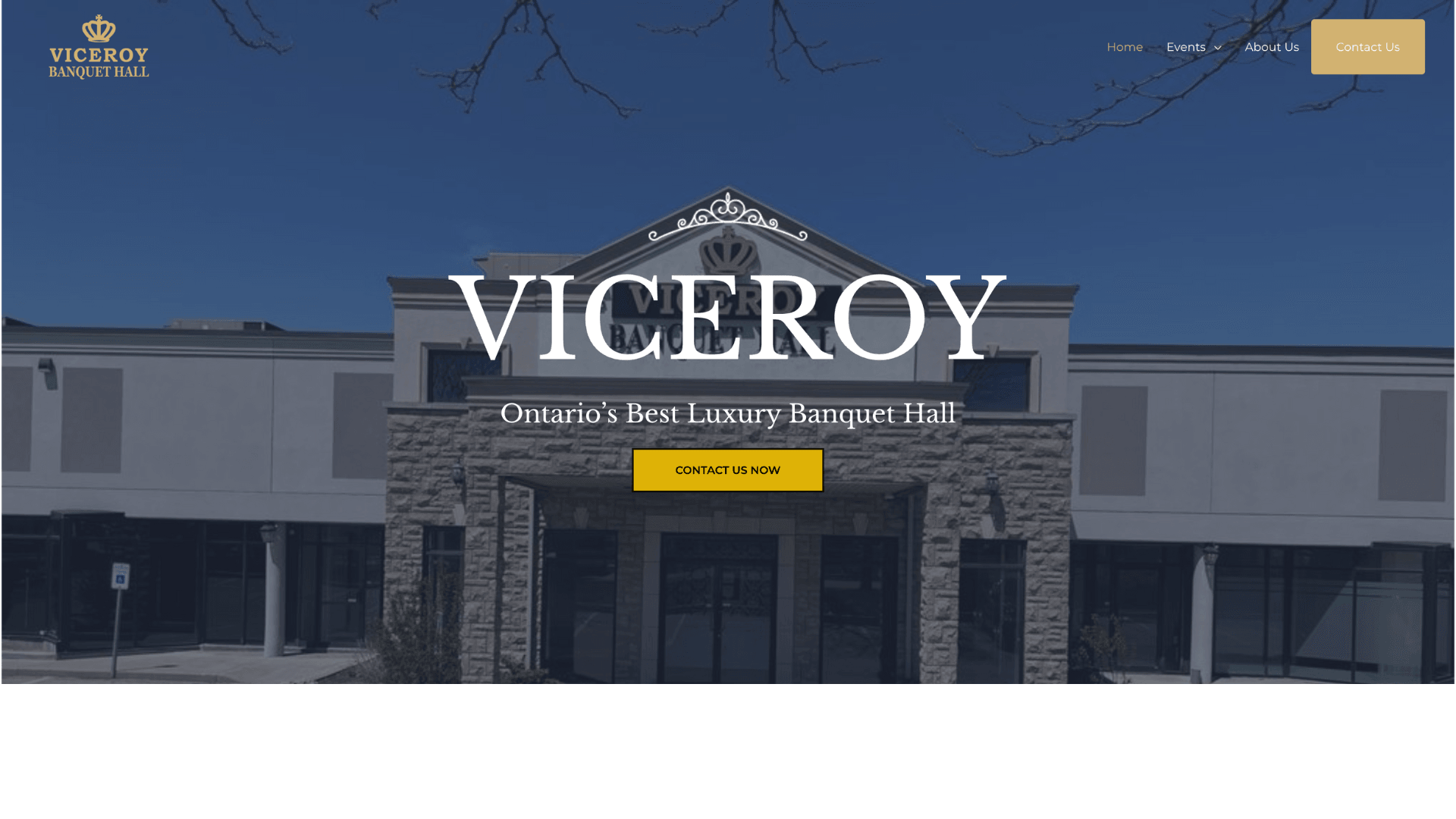 Viceroy Banquet Hall's website