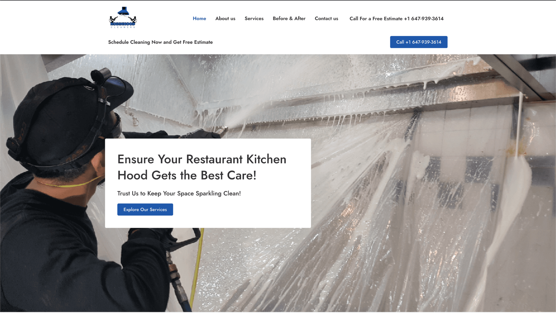 Growing Robinhood Cleaners' client base through AI-powered local SEO strategy — Commercial Cleaning
