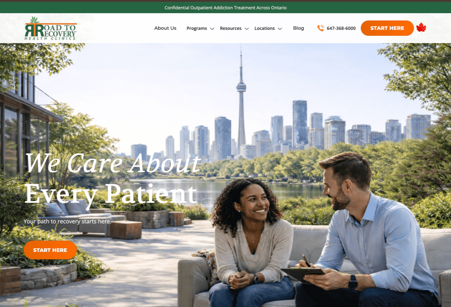 Building a healthcare service-area calendar around treatment topics for Road To Recovery — Healthcare