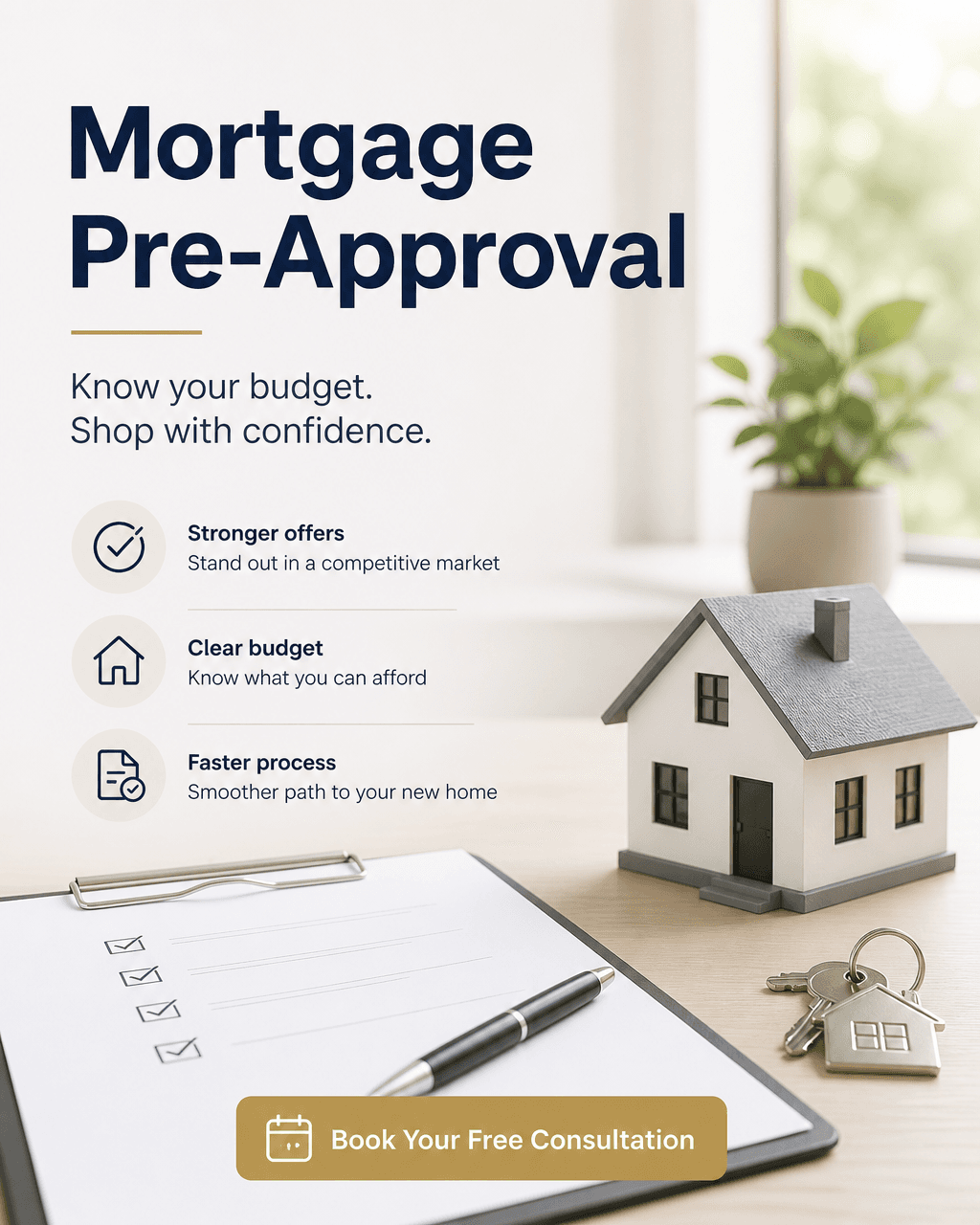 Social post Uplift designed for a mortgage broker