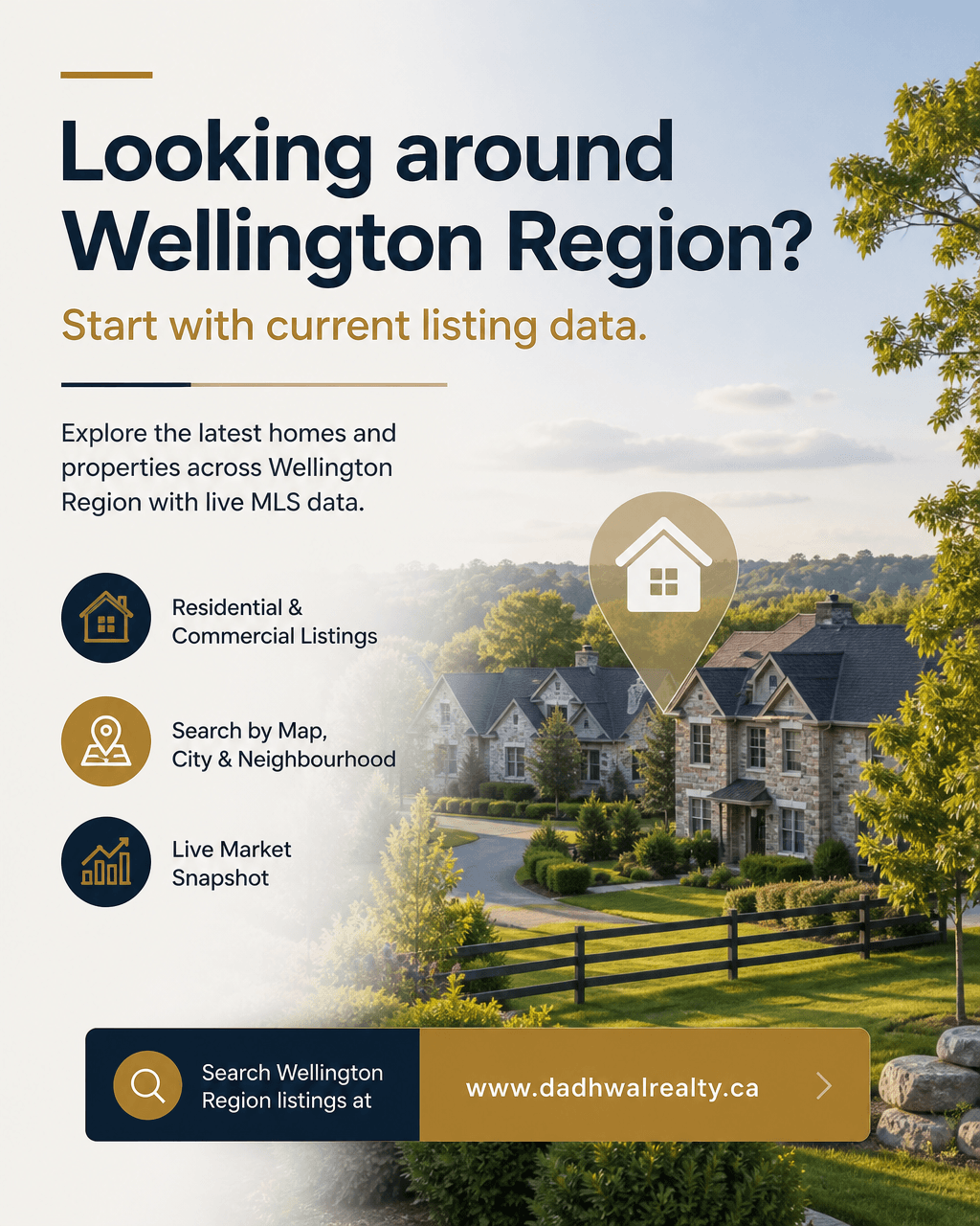 Social post Uplift designed for a real estate agent
